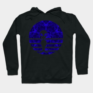 Encounters Kaleidoscope Pattern Surprise Alien Sunset Silhouette Hoodie